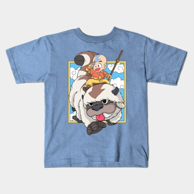 Sky Bison-Z - Artwork Kids T-Shirt by yellovvjumpsuit